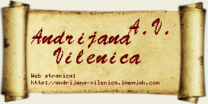 Andrijana Vilenica vizit kartica